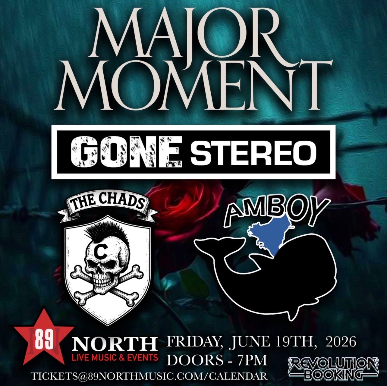 The Chads Join Major Moment, Gone Stereo & Amboy for High-Energy Night at 89 North The Chads Join Major Moment, Gone Stereo & Amboy for High-Energy Night at 89 North