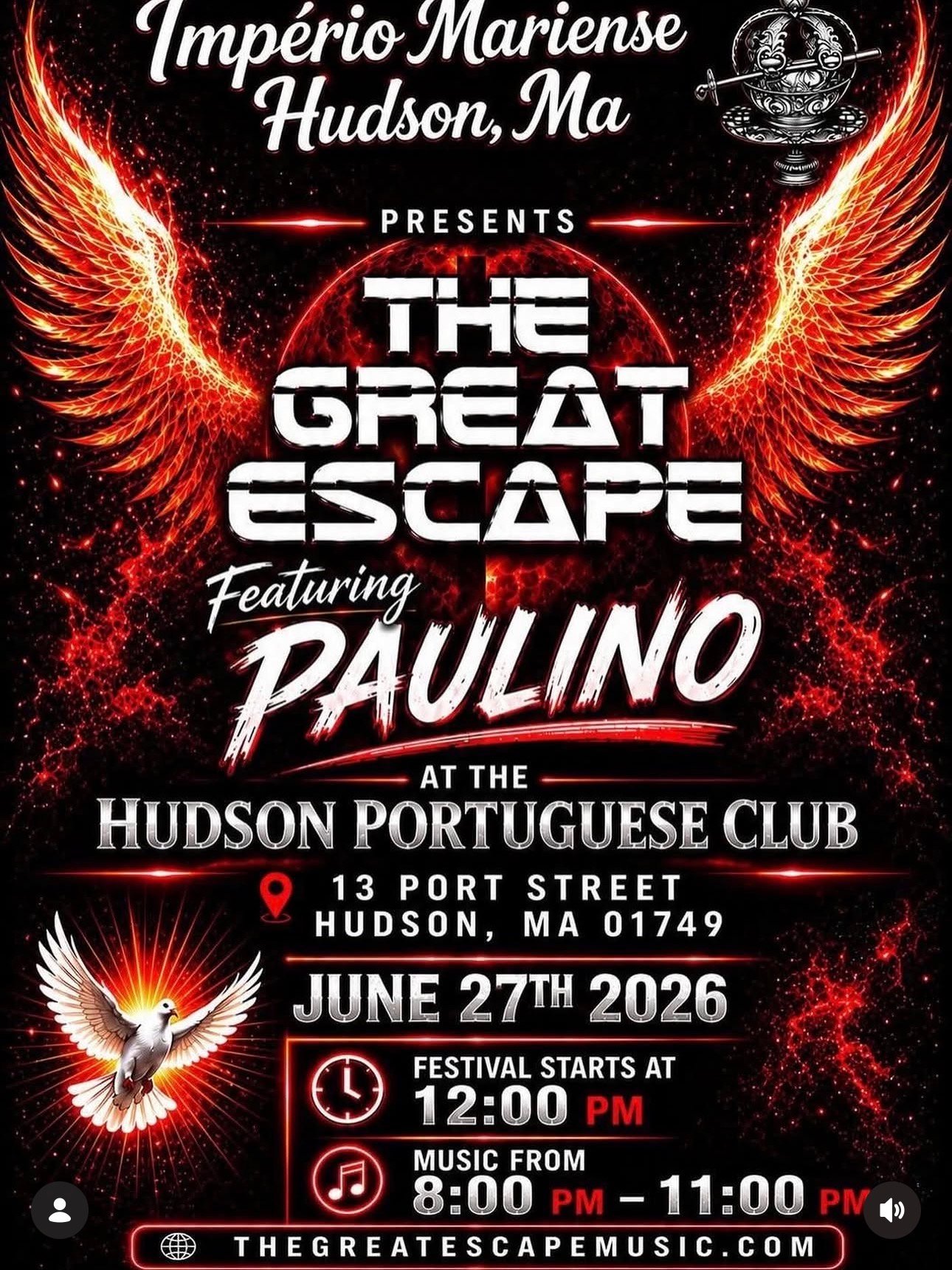 Paulino & The Great Escape Bring the Ultimate Journey Experience to Hudson, Massachusetts