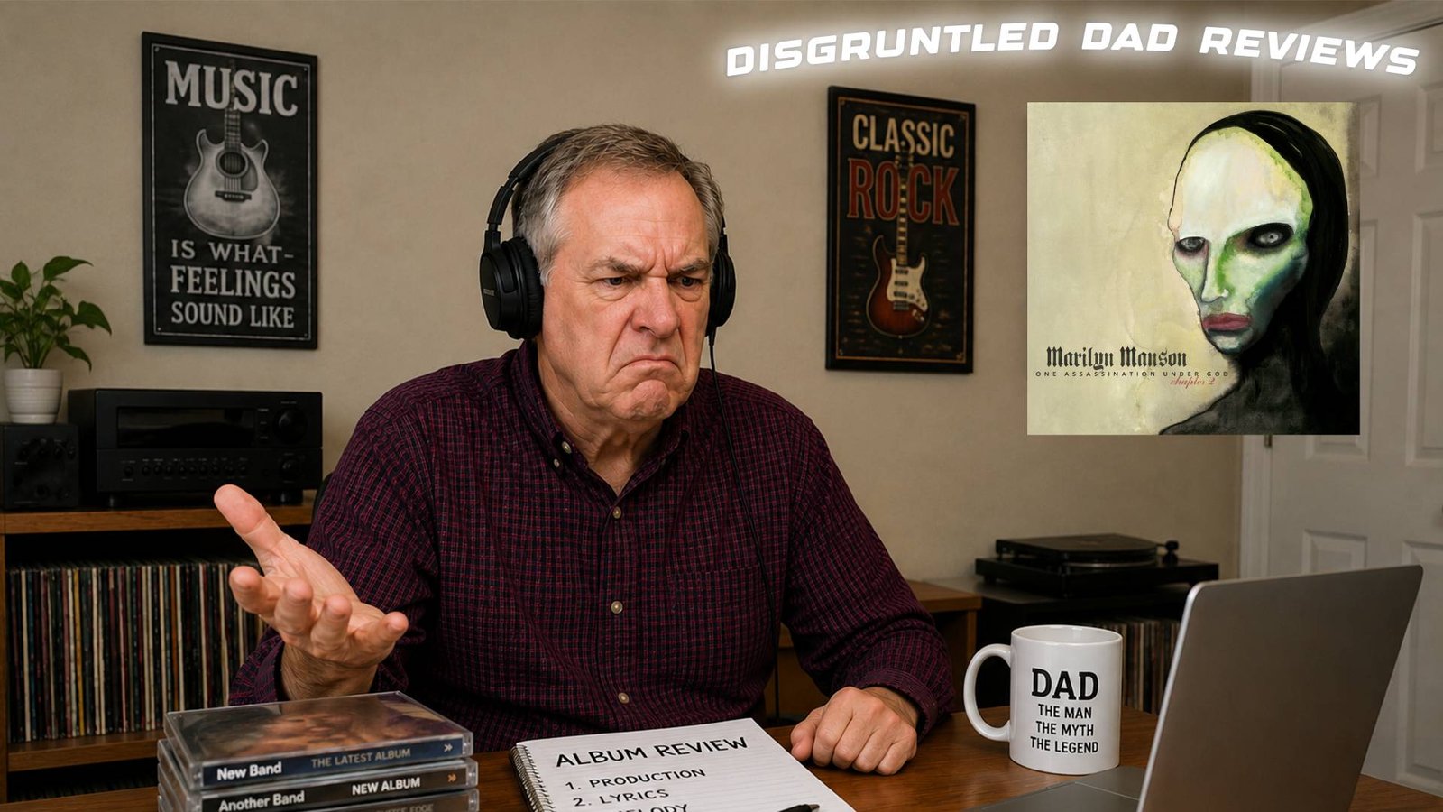 DISGRUNTLED DAD REVIEWS With DAVE MUSTCOMPLAIN: MARILYN MANSON – ONE ASSASSINATION UNDER GOD – CHAPTER 2