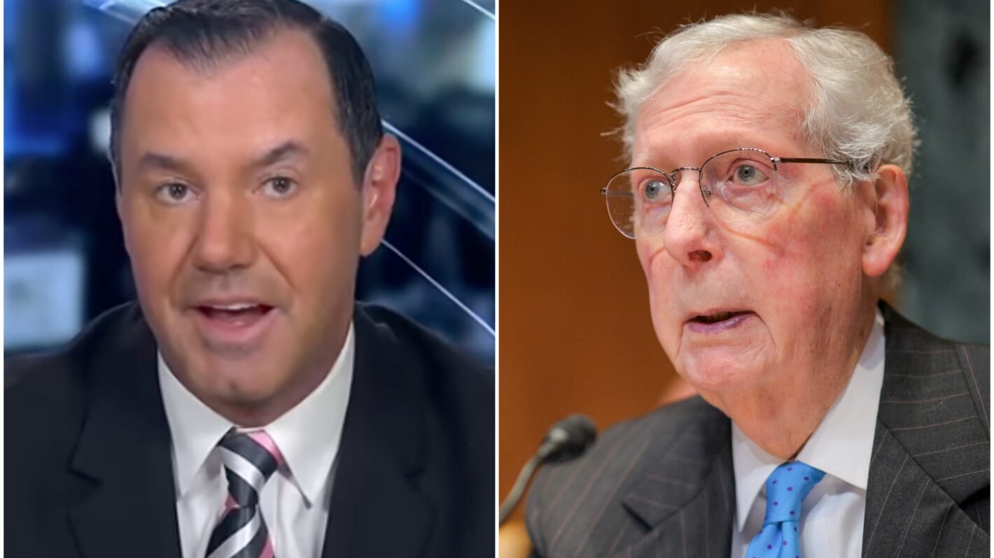 Fox News Host Joe Concha Makes Blunt Demand of Mitch McConnell Amid Health Absence